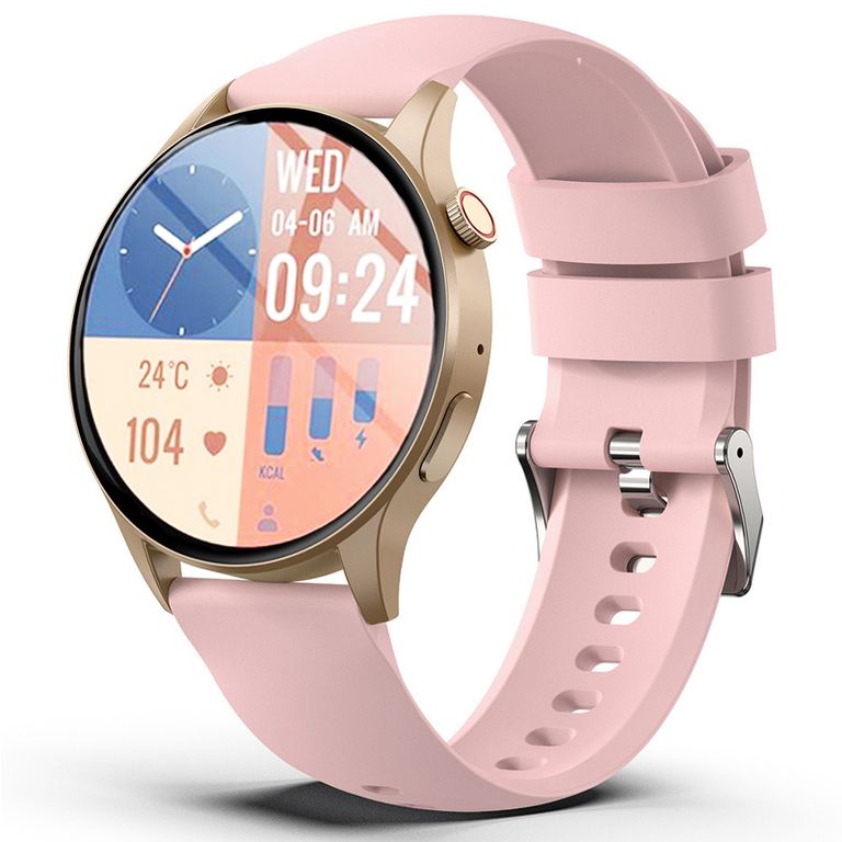 Smartwatch Y80 PRO Amoled 143 Rosa Bluetooth Ip68