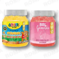 GENERICO - PACK 2 GOMITAS VITAMINAS NIÑOS + GOMITAS AGUAJE BBL SOTTCORLABS