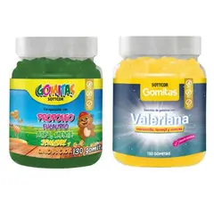 GENERICO - PACK 2 GOMITAS PROPÓLEO NIÑOS + GOMITAS VALERIANA SOTTCORLABS