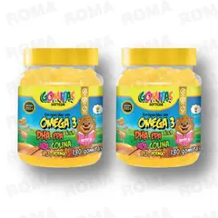 GENERICO - PACK 2 GOMITAS OMEGA 3 NIÑOS 260 SOTTCORLABS