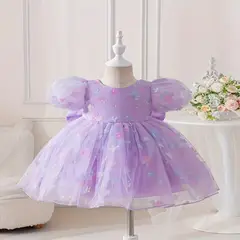 GENERICO - VESTIDO PARA BEBE PARA FIESA DE CUMPLEAÑOS