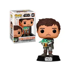 FUNKO - POP Star Wars Mandalorian- Mando Holding Child
