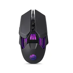 CYBERTEL - Mouse Gamer LED 6B 3600DPI Negro Pistonne - CBX M621