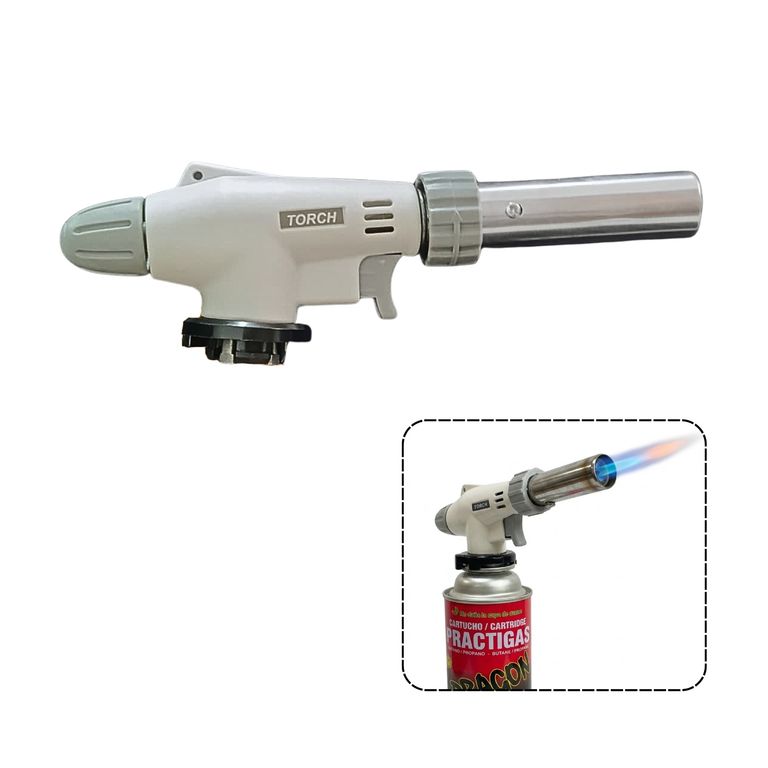 Soplete Flameador Encendido Automático y Llama Regulable
