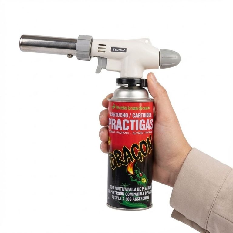 Cabezal Flameador de Cocina con Cartucho de Gas Incluido