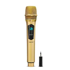 MAXTRON - Microfono Recargable Inalambrico de largo alcance plug 6,35 Leader BX - MX 718 G-BT