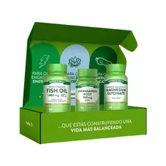NATURE'S TRUTH - BOX Glicinato de Magnesio, Omega 3 Fish Oil 1400 mg y Ashwagandha Root Nature´s Truth