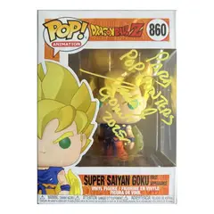FUNKO - Pop Dragon Ball - Goku Super Saiyan primera aparicion Firmado por Mario Castañeda 860