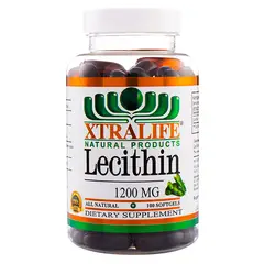 XTRALIFE NATURAL PRODUCTS - Lecitina de Soya - 100 Softgels