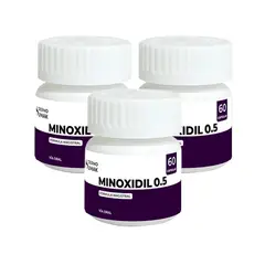 GENERICO - Minoxidil 05 Mg 60 Caps - Dermo Sumak 3 Und