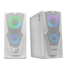 MICRONICS - Parlante para PC Conexion Usb RGB Negro Milano MIC S310UW