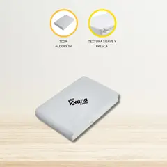 CUZKA - Sábana para Cuna colecho «300 HILOS» White