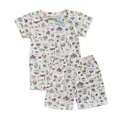 RED CARROT - Pijama unisex niño jersey comidas