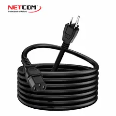 GENERICO - CABLE PODER NEMA 5-15P a C15 de 1.80 METROS