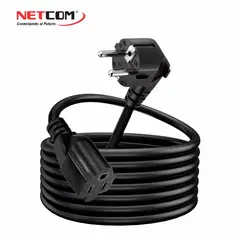 GENERICO - CABLE PODER SCHUKO a NEMA 5-15R de 1.80 METROS