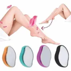 GENERICO - Piedra Depiladora Mágica de Cristal 2 en 1 – Depila y Exfolia Sin Dolor