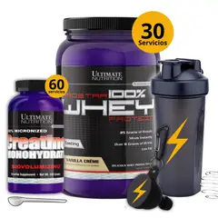ULTIMATE NUTRITION - PROTEINA PROSTAR 2LB VAINILLA + CREATINA 300GR