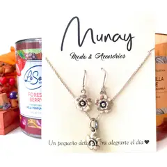 GENERICO - Collar y aretes Sweet woman