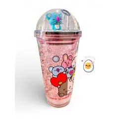 GENERICO - VASO TOMATODO BT21 CON LUCES UNISEX