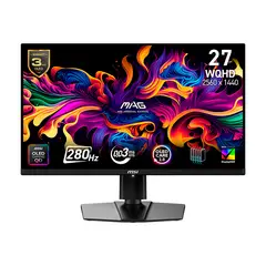MSI - Monitor Plano Mag 272Qpw Qd-Oled X28 27 Wqhd Oled Hdmi X2 Dp Tipo-C Headphone-Out