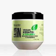SALON IN - MASCARILLA INTENSIVA VEGAN KERATIN COLLAGEN SALONIN 500 GR