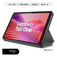 LENOVO - Tablet Tab One TB305FU pantalla 8.7 IPS 4GB RAM 128GB + case - Grey