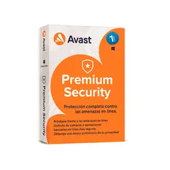 AVAST - Antivirus Premium Security 1 Usuario Protección Avanzada Seguridad Ciberseguridad So
