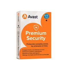 AVAST - Antivirus Premium Security 1 + 1 Usuario 12 Meses Protección Avanzada