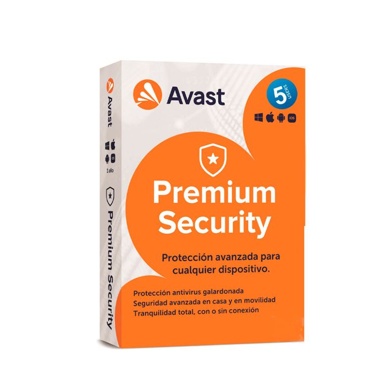 Premium Security 5 Usuarios 12 Meses Antivírus Proteccion Completa