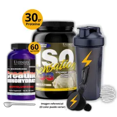 ULTIMATE NUTRITION - ISO SENSATION 93 2lb VAINILLA + CREATINA 300GR + REGALO