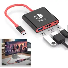 GENERICO - Dock hub hdmi Tv Monitor thunderbolt para Mac SWITCH OLED Samsung Lg Huawei