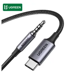 UGREEN - Cable USB-C a 3.5mm TRRS - Audio Hi-Fi DAC Trenzado Alta Fidelidad
