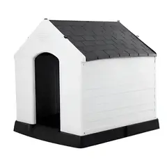 PET MOOD - Casa Para Perro Raza Mediana 88x79x82cm Color Gris