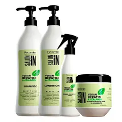 SALON IN - Rutina Completa Vegan Keratin Collagen 1000 ml