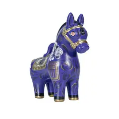 PISKA - Potrillo de Pucará Morado 2024 - Club Alianza Lima (20 cm de altura)