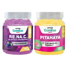 SOTTCOR - GOMITAS RESVERATROL 130UND + GOMITAS PITAHAYA 130UND
