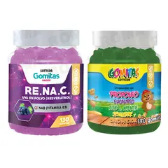 SOTTCOR - GOMITAS RESVERATROL 130UND + GOMITAS PROPÓLEO NIÑOS 130UND