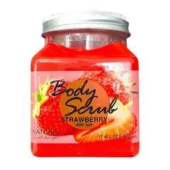 WOKALI - EXFOLIANTE CORPORAL BASE DE SAL DE MAR Y FRESA 500ML