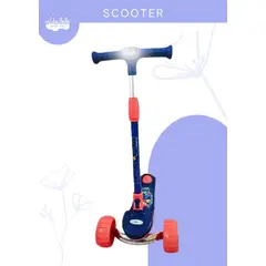 KIDS - SCOOTER INFANTIL MODELO MINI CALAMAR 20 - AZUL Y ROJO