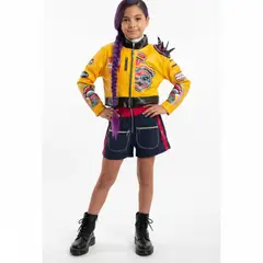 GENERICO - Kpop Rumi Demon Hunter Guerreras Kpop Disfraz Niña Talla 12 Exacta