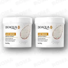 BIOAQUA - PACK 2 MASCARILLA CAPILAR DE ARROZ 1000ML