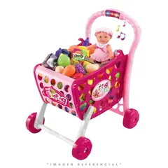 GENERICO - JUGUETE CARRITO SUPERMERCADO 3 EN 1