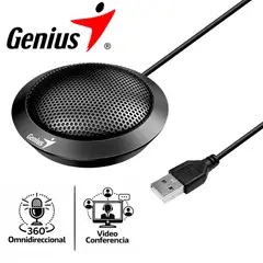 GENIUS - MICROFONO MIC-100U PVIDEO CONFERENCIA BLACK 31700001400