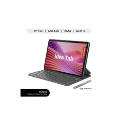 LENOVO - Tablet Idea Tab TB336FU con Tab Pen Plus y Folio Keyboard 11” 25K 8GB 128GB con AI Gris