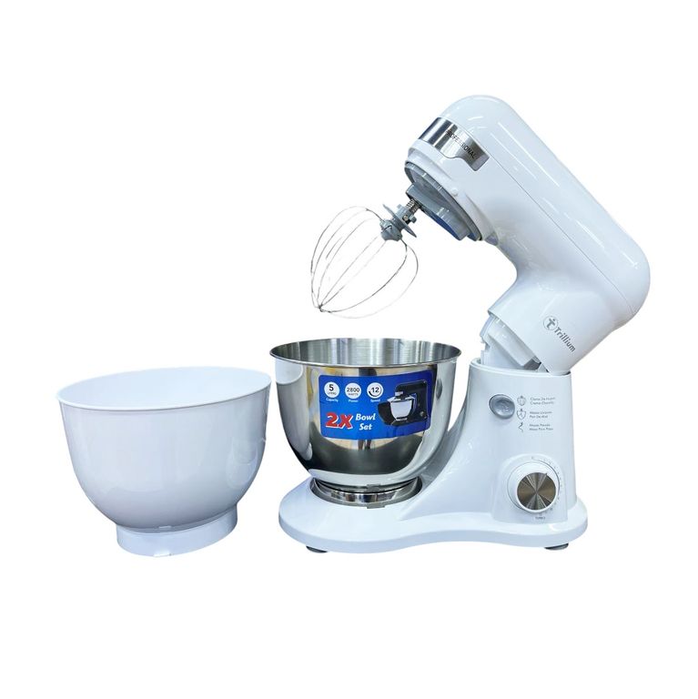 Batidora Planetaria Doble Tazón Trillium TX-M06 Blanco 50 Hz