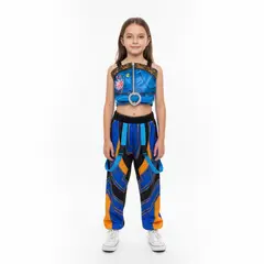 GENERICO - Disfraz Infantil Zoey Guerreras Kpop con Top y Pantalón Talla 16 Chica