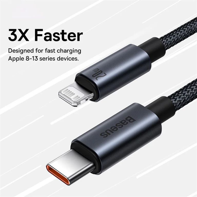 Cable de carga rapida Ligthning a C