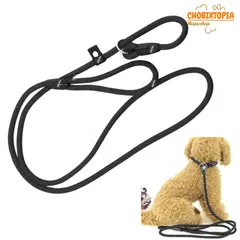 GENERICO - CORREA RESISTENTE DE ENTRENAMIENTO MASCOTAS - PERRO NEGRO