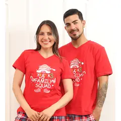 KYM MULTIUSOS - POLO DE NAVIDAD MUJER ALGODÓN