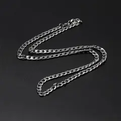 VIKINGO - Cadena De Acero Inoxidable para hombre y mujer 60 cm X 2 mm